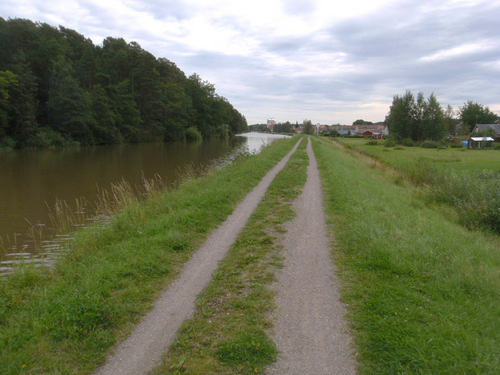 That's S&ouml;derk&ouml;ping on the horizon.